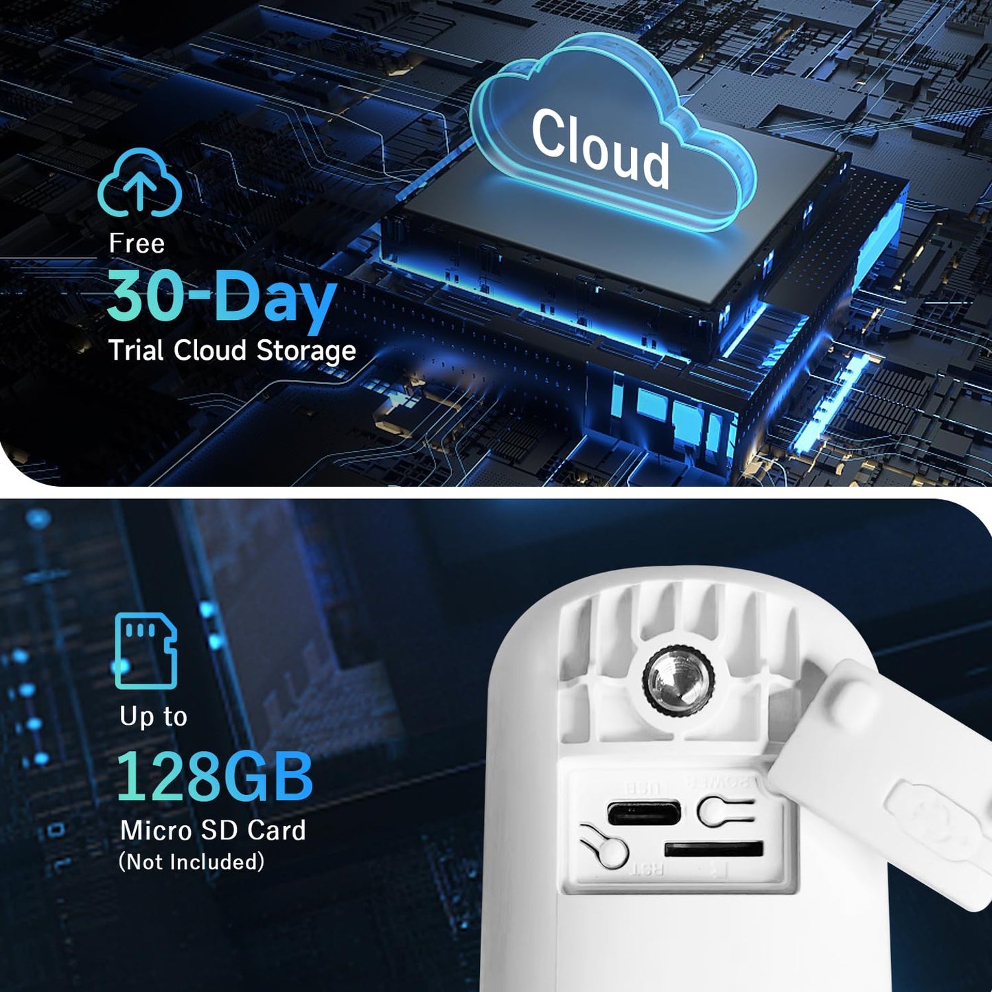 XVIM 1080P 2Pack Solar Camera Outdoor Wireless, 2MP Battery Powered Camera with Color Night Vision, 2.4GHz WiFi Home Security, PIR Human Detection, 2-Way Talk, SD/Cloud, IP65 Waterproof