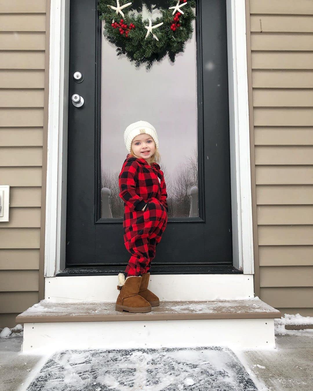 Funky Junque Kids Beanie (NO POM) - Ivory