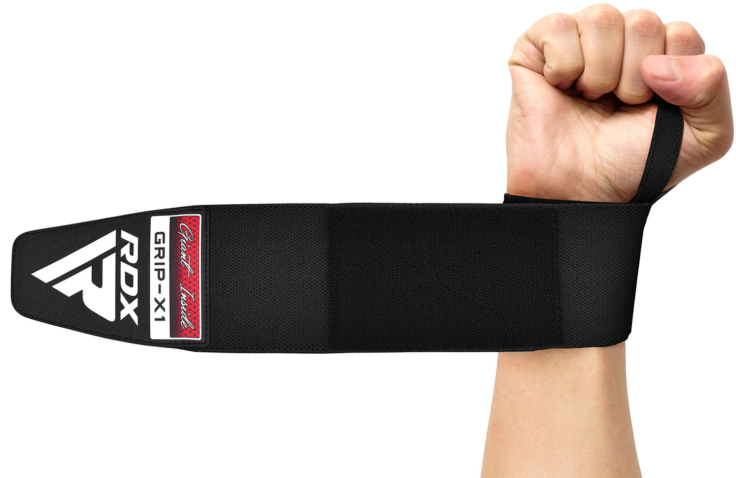 RDX Wrist Wraps for Weightlifting (Pair), IPL USPA Approved, Elasticated 18” Cotton Straps Support with Thumb Loop, Gym Wrap for Weight Lifting Powerlifting Competition Strength Training Bodybuilding
