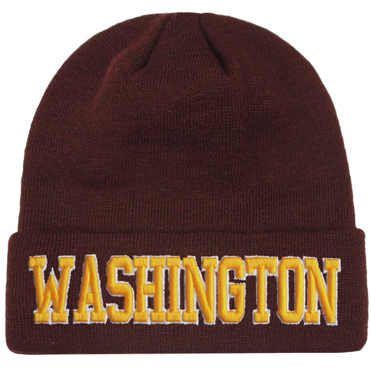 Washington Beanie Hat Classic Knit Beanie Hat for Women Men, Soft Stretch Cuffed Winter Thick Hats Skiing Beanies