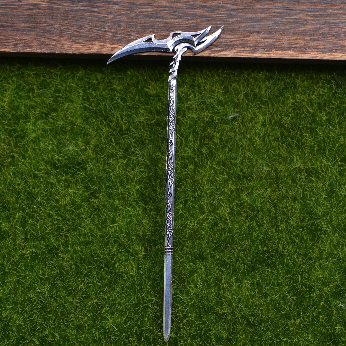 LANGHONG 2PCS Renaissance Scythe Hair Pin For Women Knot Hair Accessories Hair Styling Pins (RSAM)