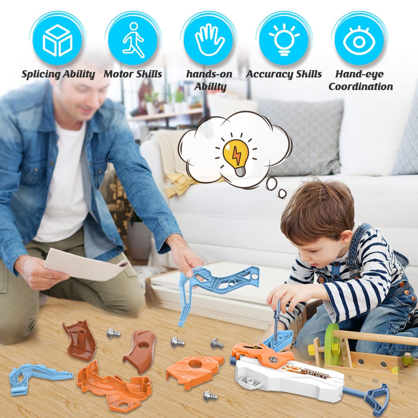 Britik Bow and Arrow for Kids Toys - Archery Set with 20 Suction Cup Arrows, Gifts for Boys Girls Toddler Age 4 5 6 7 8 Year Old