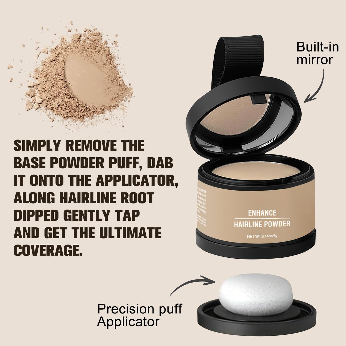 Waverloo Magic Root Cover Up - Hairline and Root Touch Up Powder for Thinning Hair, Instantly Conceals (Light Blonde, 1)