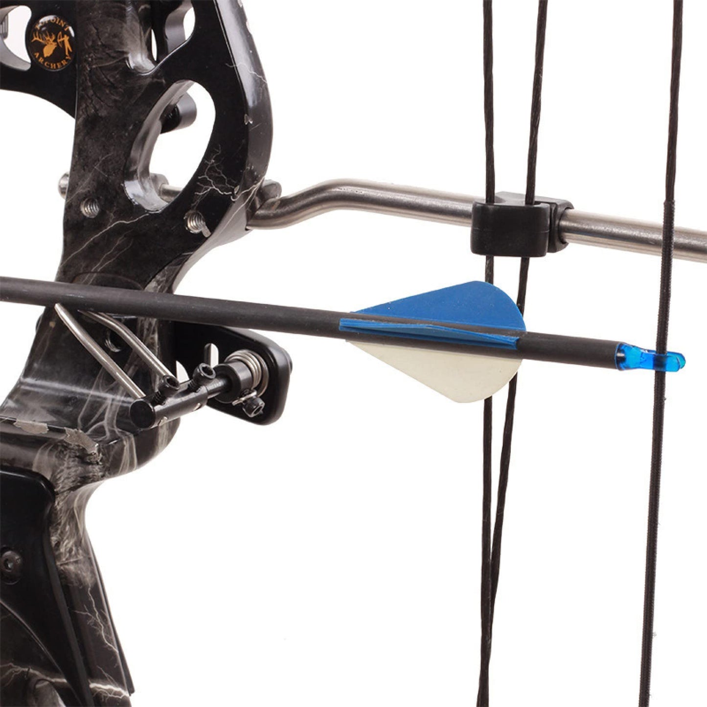 SOPOGER Archery Arrow Rest Recurve Bow Arrow Launcher Rest Arrow Rest for Compound Bow Hunting Target Shooting Screw in Right Hand (Black)