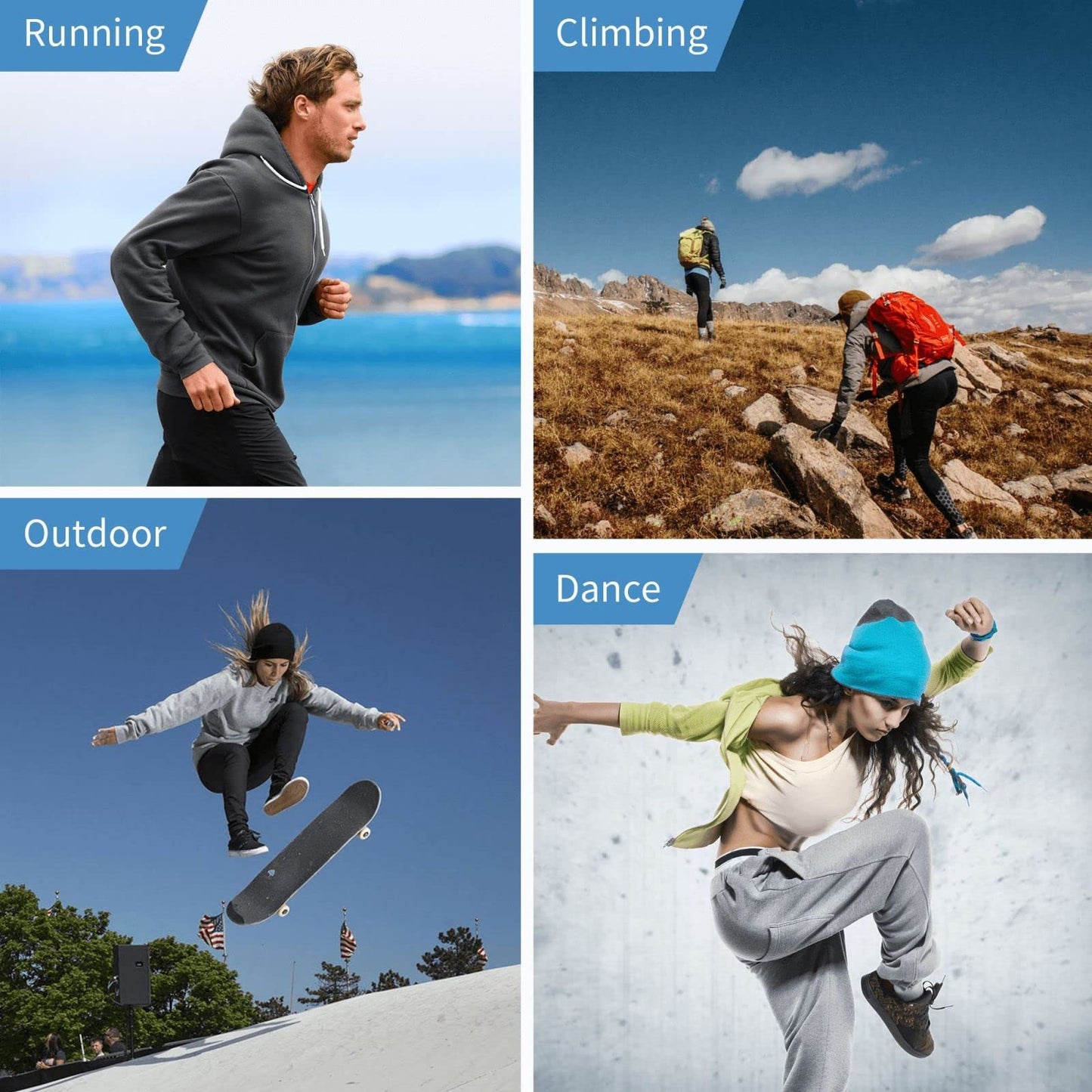 ZUHAOGO Animal Print Tiger Black Gold Skull Beanie Hats Slouchy Winter Warm Chemo Caps Stretch Hip-Hop Skull Cap Beanie Lightweight Sleep Cap Headwear Knit Beanies for Men Women