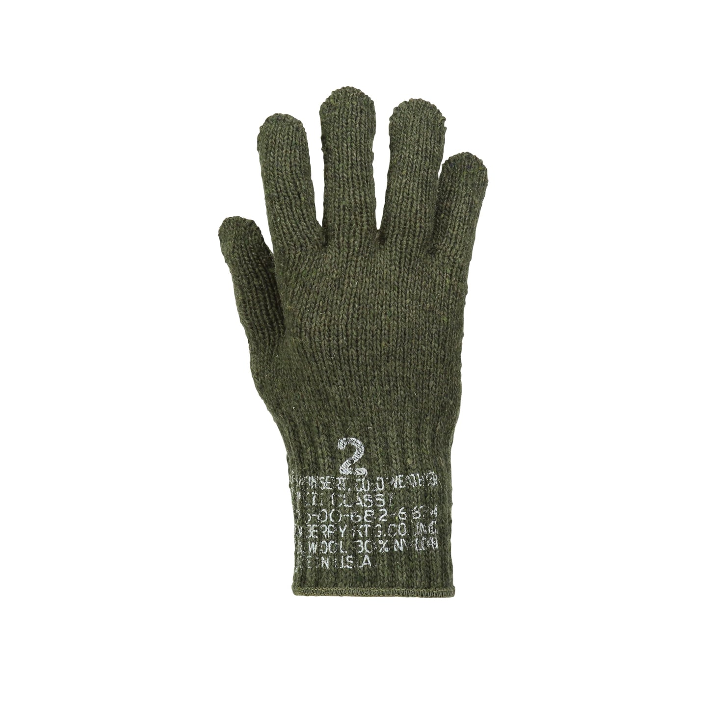M MCGUIRE GEAR US Men's Wool Winter Gloves, Nylon Blend Glove Liners, Warm Gloves for Cold Weather, Running, Skiing, Snowboarding, and Winter Sports (Medium, OD Green)