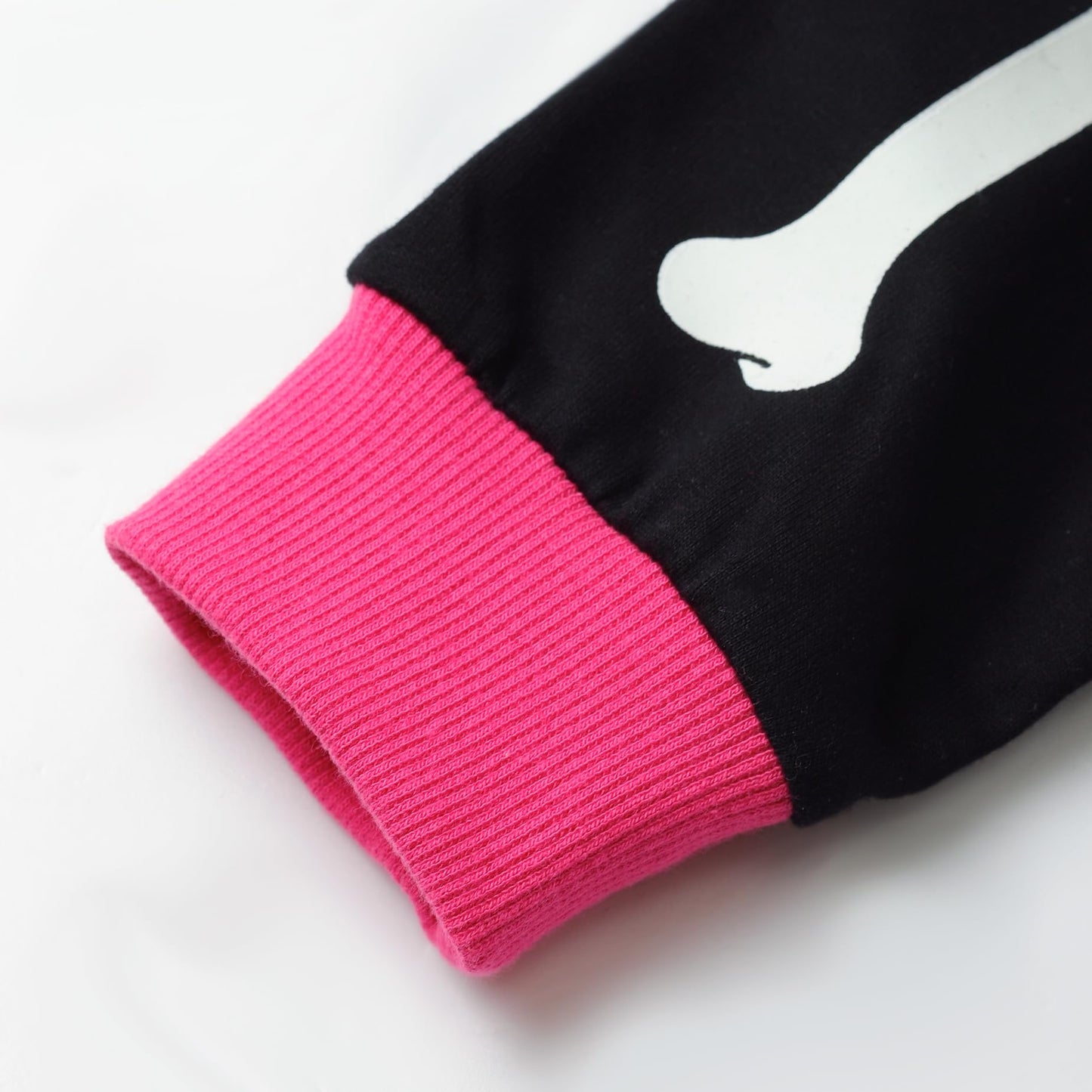 Akyzic Baby Girl Halloween Outfit Long Sleeve Crewneck Glow in the Dark Skull Sweatshirt Toddler Holiday Shirt Tops Kids Skeleton Sweaters 3t