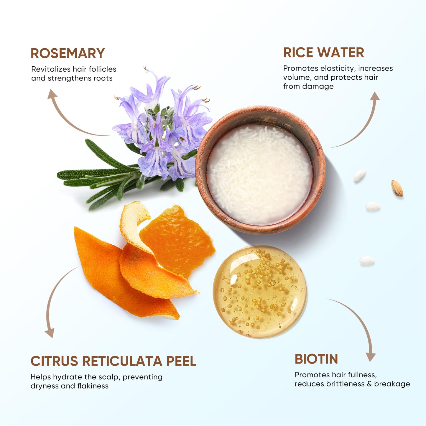 Svvimer Rice Water Hair Growth Shampoo - Biotin Thickening Shampoo for Hair Loss and Thinning Hair - Sulfate Free for Women and Men 10 Fl Oz (Pack of 1)