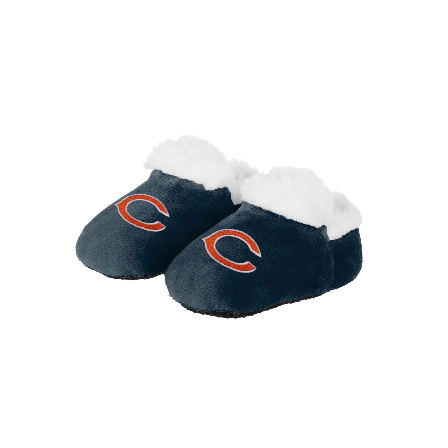 FOCO Chicago Bears Logo Baby Bootie Slipper Large