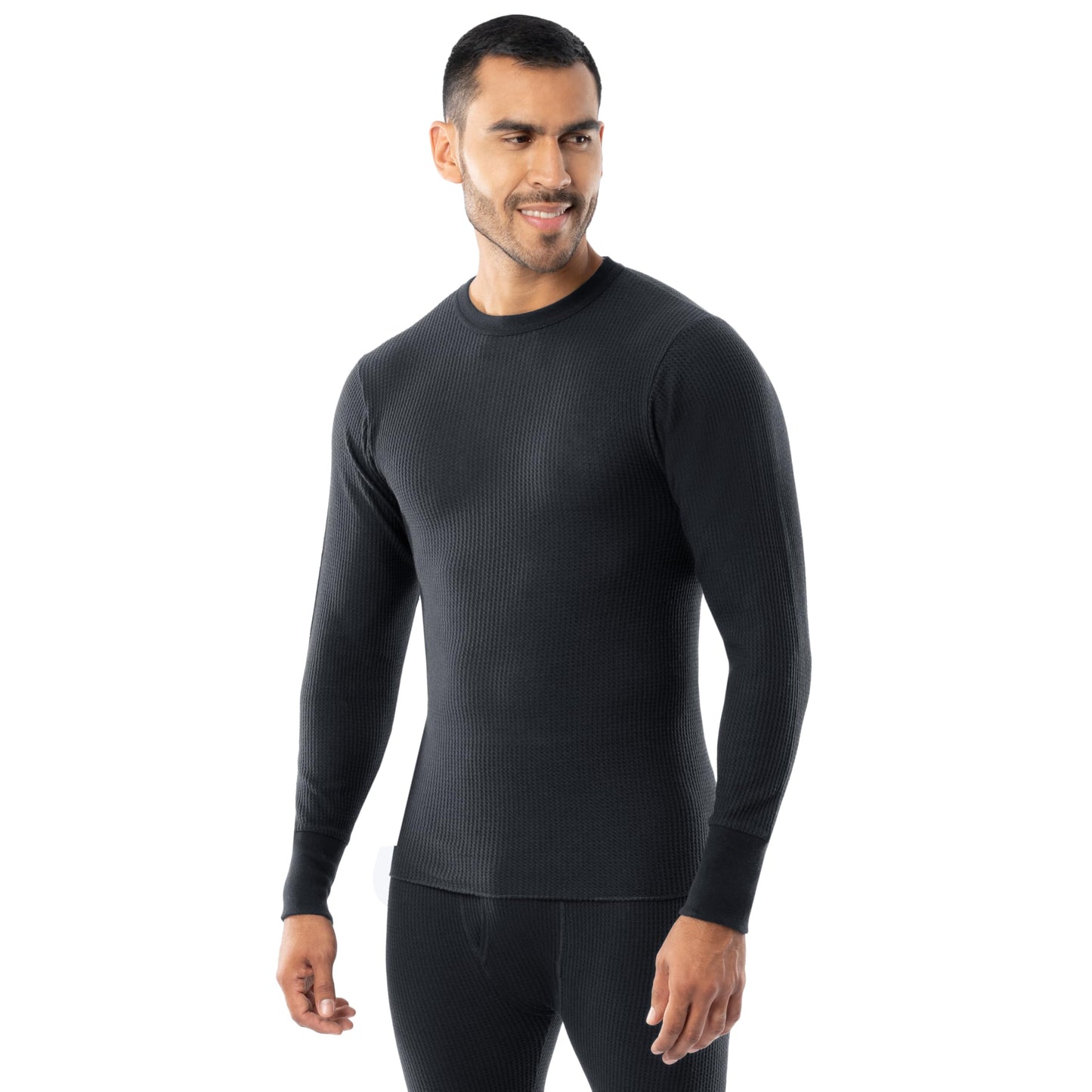 Indera Heavyweight Cotton Waffle Long Johns Thermal Undershirt for Men