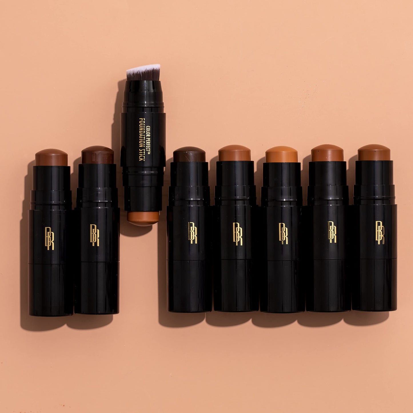 Black Radiance Color Perfect Foundation Stick, Brownie, Multi-tasking Face Foundation