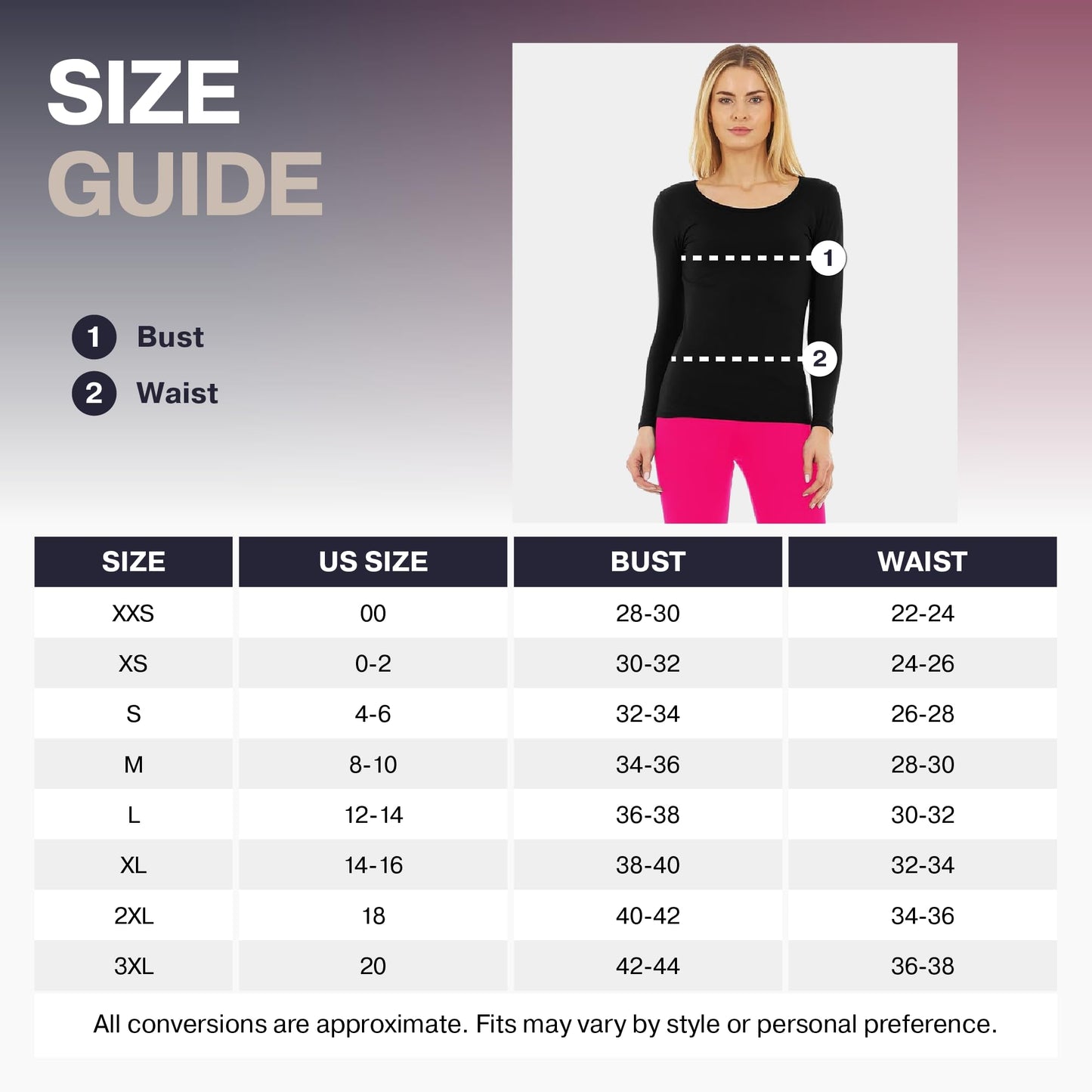 Thermajane Scoop Neck Long Sleeve Thermal Shirts for Women Cold Weather, Womens Thermal Underwear Tops, Base Layer Women Thermal (White, Medium)