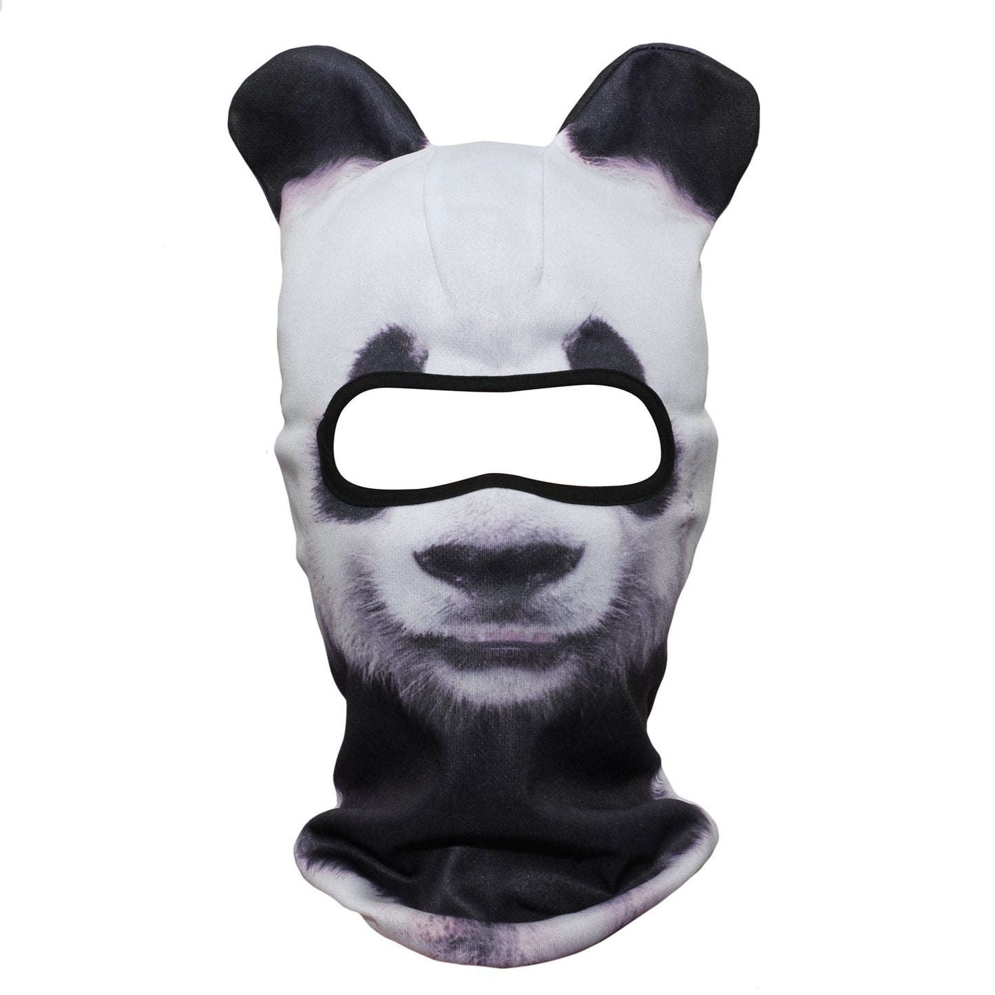 WTACTFUL 3D Animal Ears Balaclava Windproof Face Mask Sun Protection for Skiing Snowboard Cycling Motorcycle Music Festivals Raves Halloween Party Summer Winter Cold Weather Outdoor Panda MEB-01