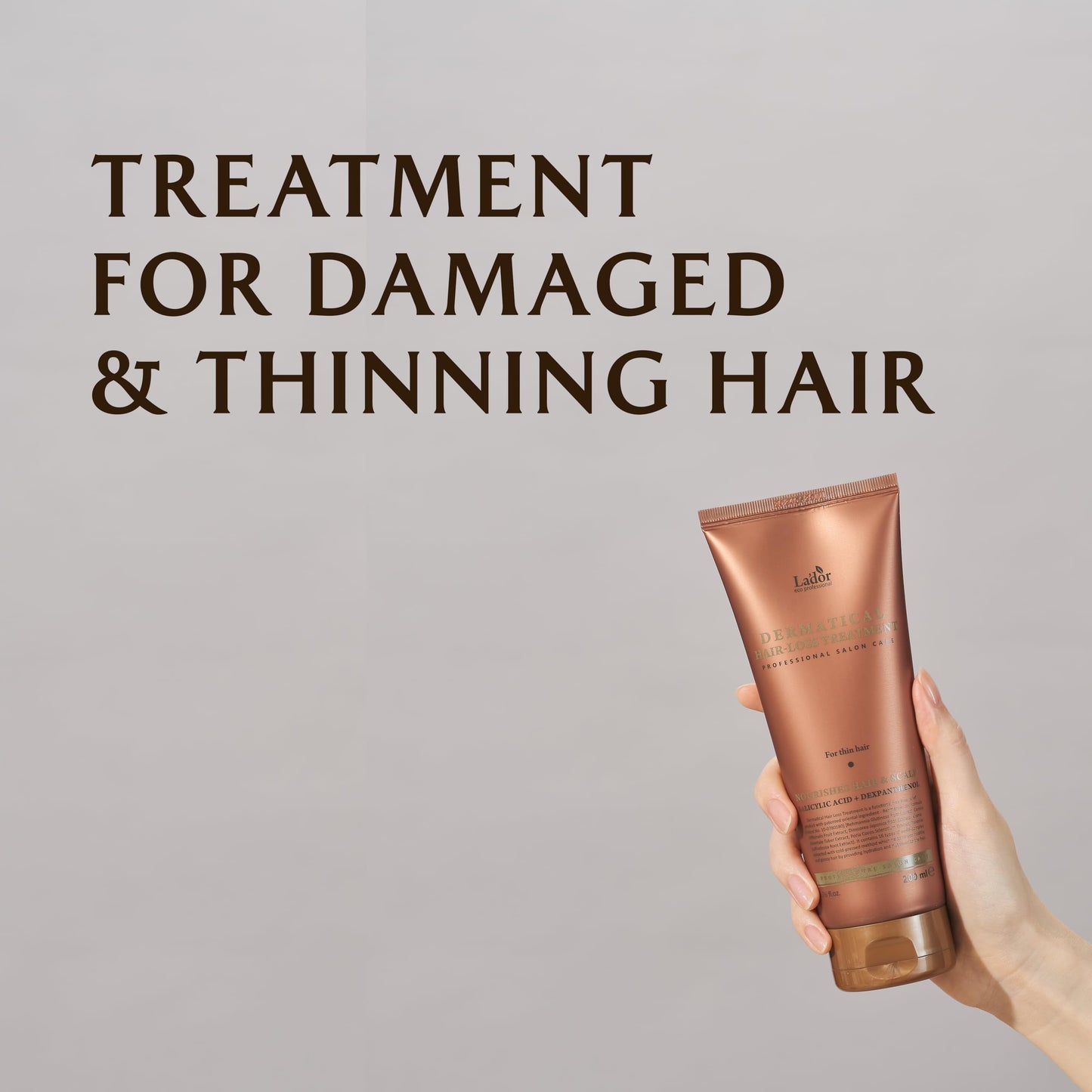 LA'DOR Dermatical Nourishing Strengthening Hair Mask Treatment - Hydrating Deep Conditioner for Dry Damaged Thinning Hair to Silky Hair Korean Haircare LADOR