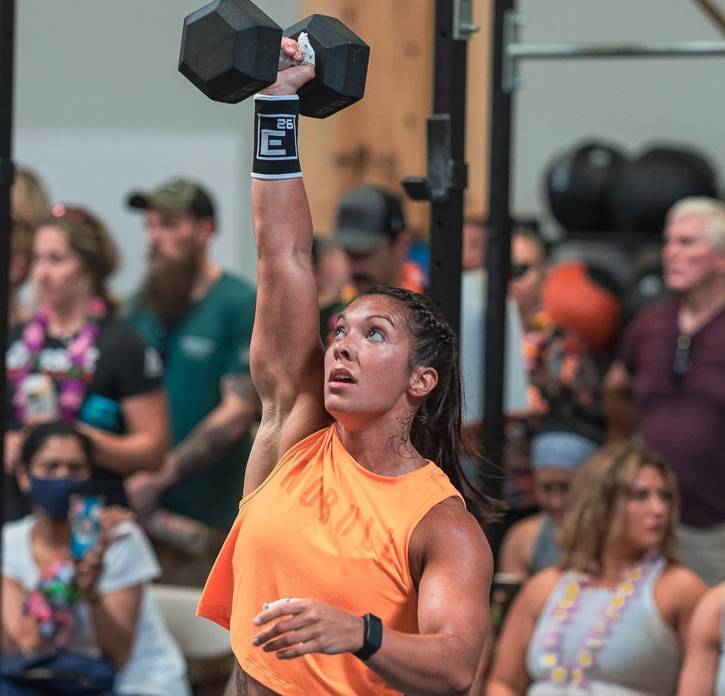 Sweat-Wicking Wrist Sweat Bands (4 Pack) - For Cross Training, Weightlifting, Fitness, WODs, Sports (Black, Small)