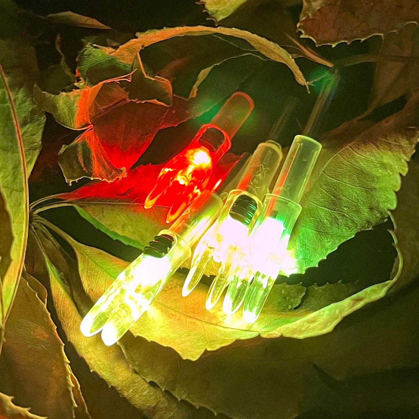 DEEPOWER X Lighted Nocks for Arrows .204”/.233”/.244”/.246” with ON/Off Switch with H, S, GT Bushings