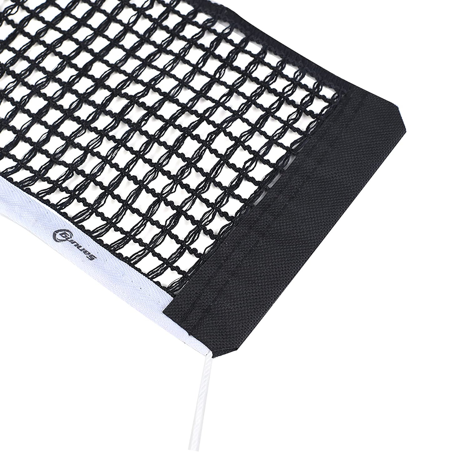 Sanung Table Tennis Net,C-Y2 Portable Table Tennis Thicken Mesh Net Impact Resistant Ping Pong Table Replacement Net for Any Standard SizeTable,Black