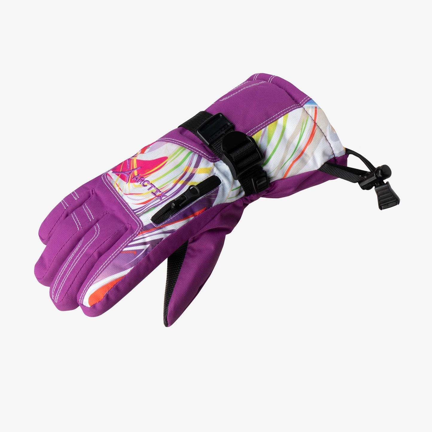 Arctix Kids' Snowplow Gloves, Swirl, X-Large