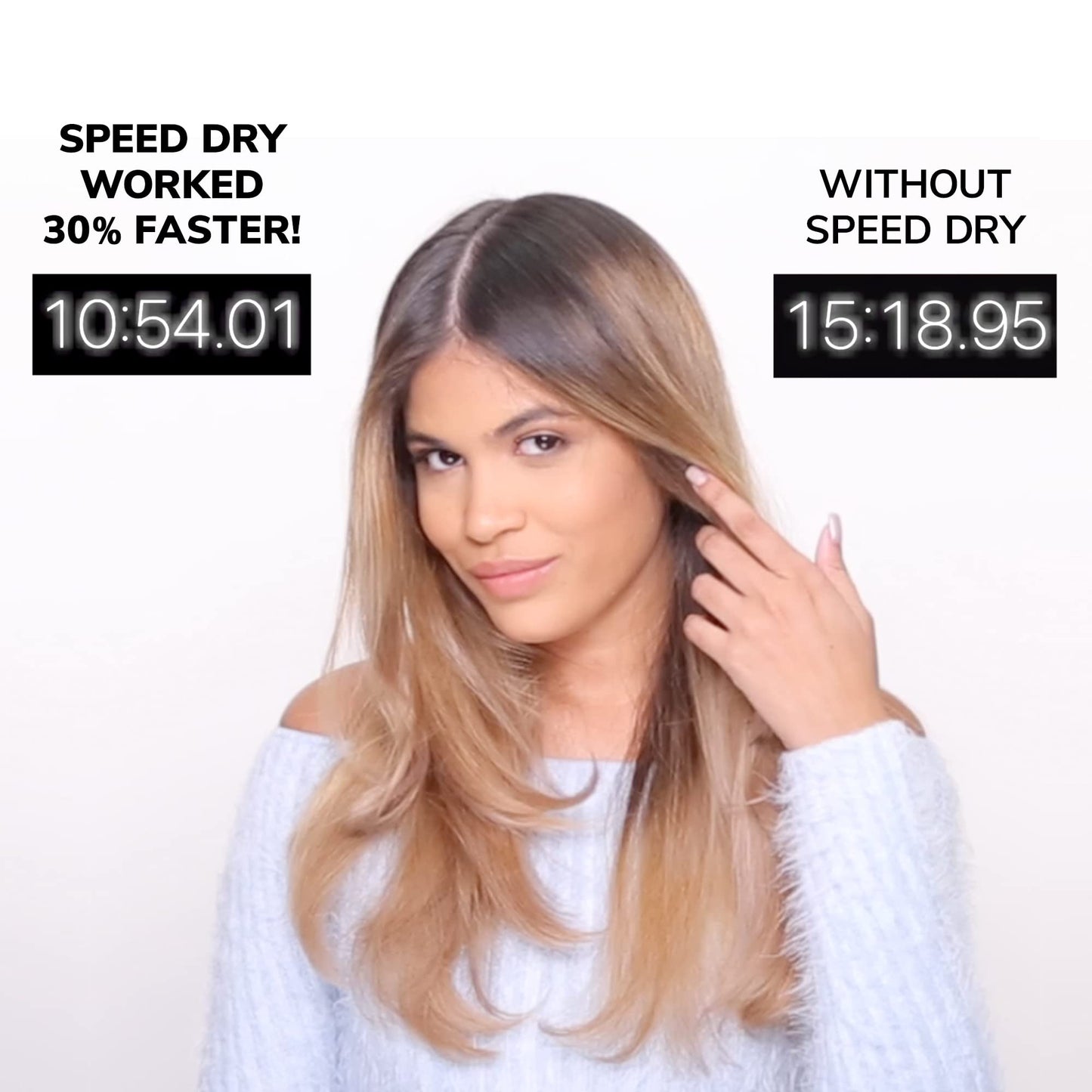 COLOR WOW Speed Dry Blow Dry Spray – Cut Blow Dry Time by 30% | Heat Protectant, Prevent Breakage | Cruelty-Free & Gluten-Free