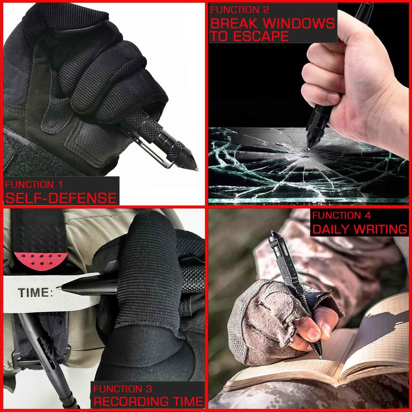 Molle TQ Tourniquet Pouch Holder & Tactical Trauma Medical Shear Flashlight Duty Belt Holster