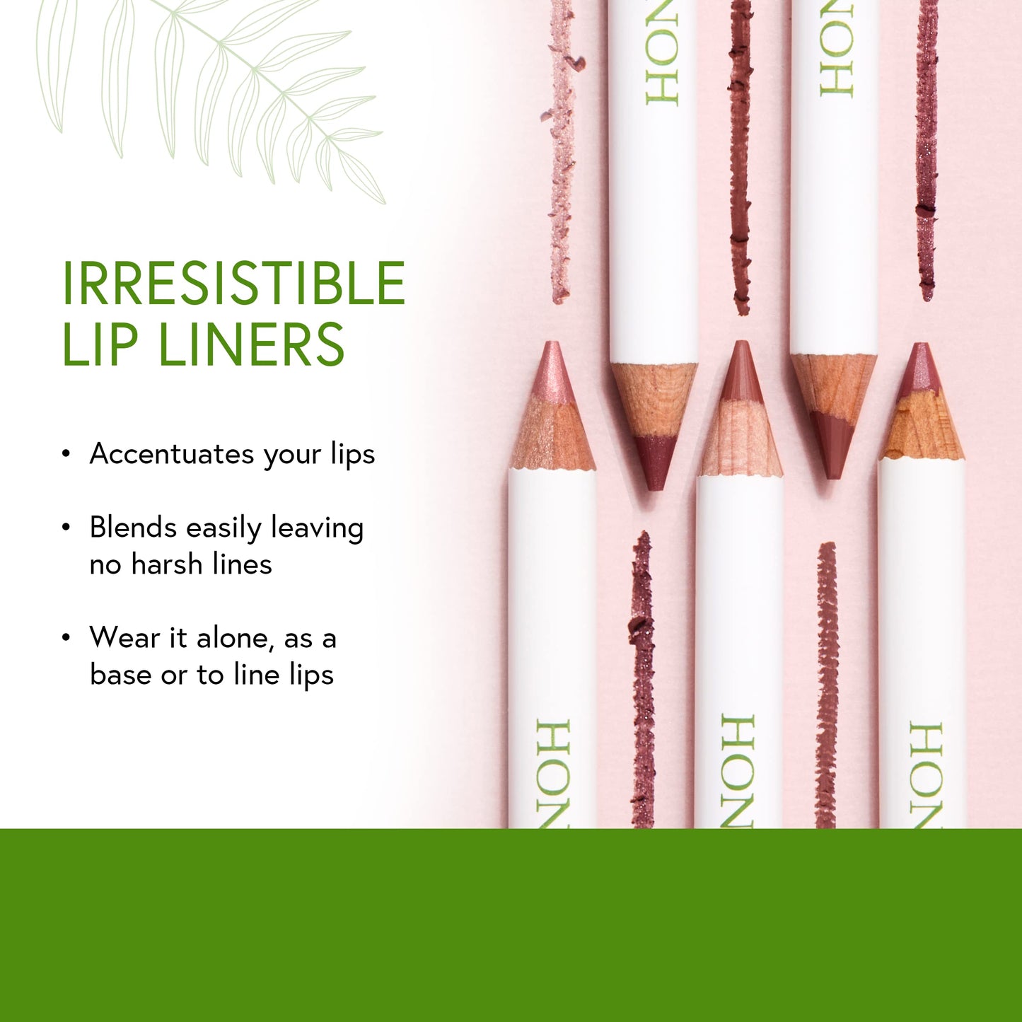 Honeybee Gardens Irresistible Lip Liner In Charisma, Matte Medium Warm Berry Color, Long-Lasting, Gluten-Free, Vegan, 0.04 oz