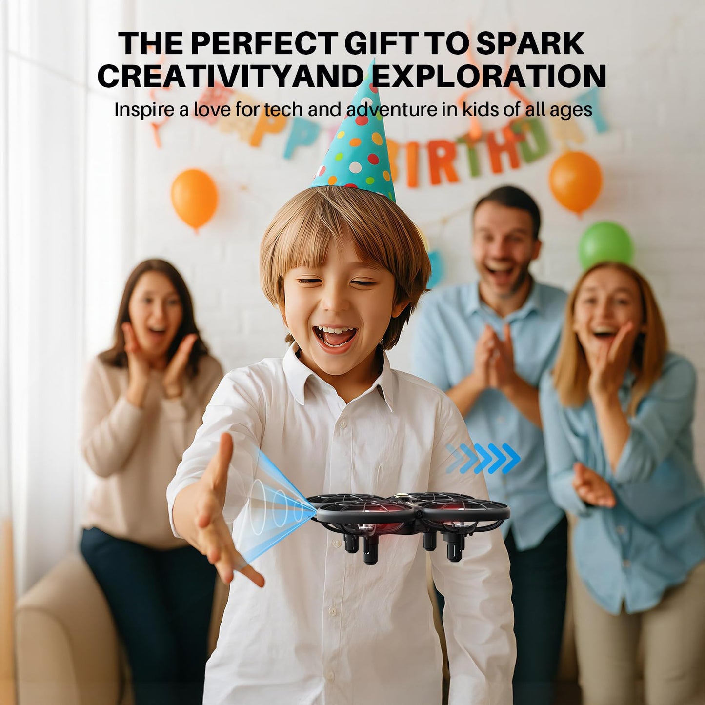 SYMA Drone for Kids 8-12 with Automatic Obstacle Avoidance, 20 Mins Flight Time(2 Batteries), One-Key 360°Flips and Altitude Hold, Safe Flying Toys for Boys and Girls