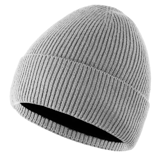 Connectyle Boys Girls Knit Kids Hat Fleece Lined Warm Winter Hats Daily Beanie Skull Cap Dark Grey