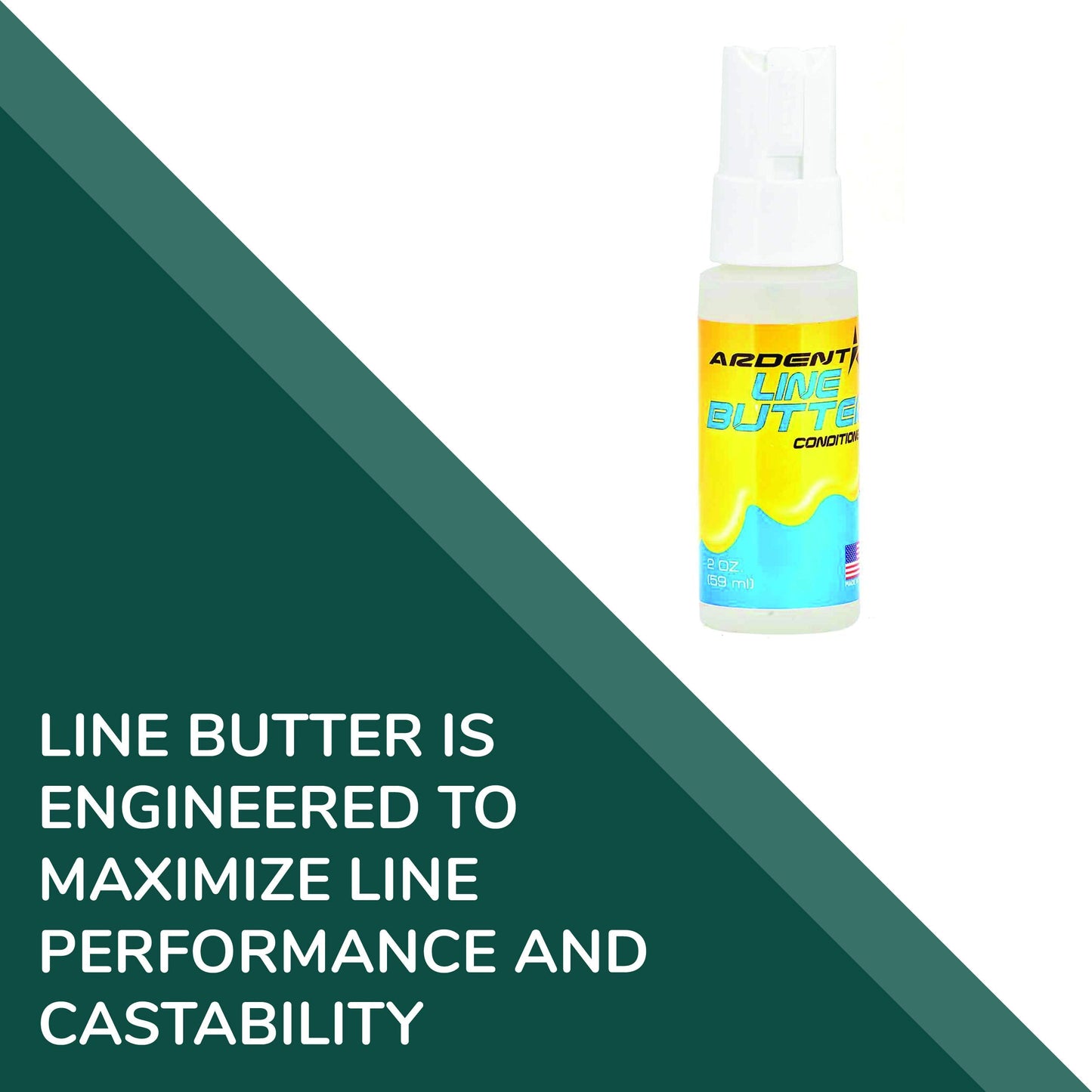 Ardent Line Butter Conditioner, 2 Ounces, Sm 7-Inch H, Yellow/Blue