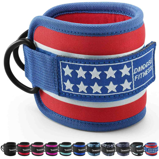 DMoose ankle strap for cable machine - One Size Fit with Premium Padding, workout ankle straps for cable machine, ankle straps for cable machine, Booty Workouts, Leg Extension, Hip Abductors