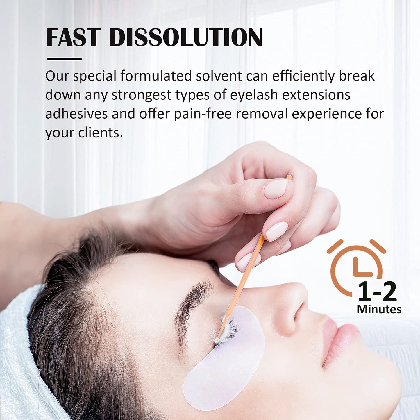 PINKZIO Eyelash Extension Remover Cream - 10ml Coconut Scent Eyelash Adhesive Remover, Lash Extension Glue Remover