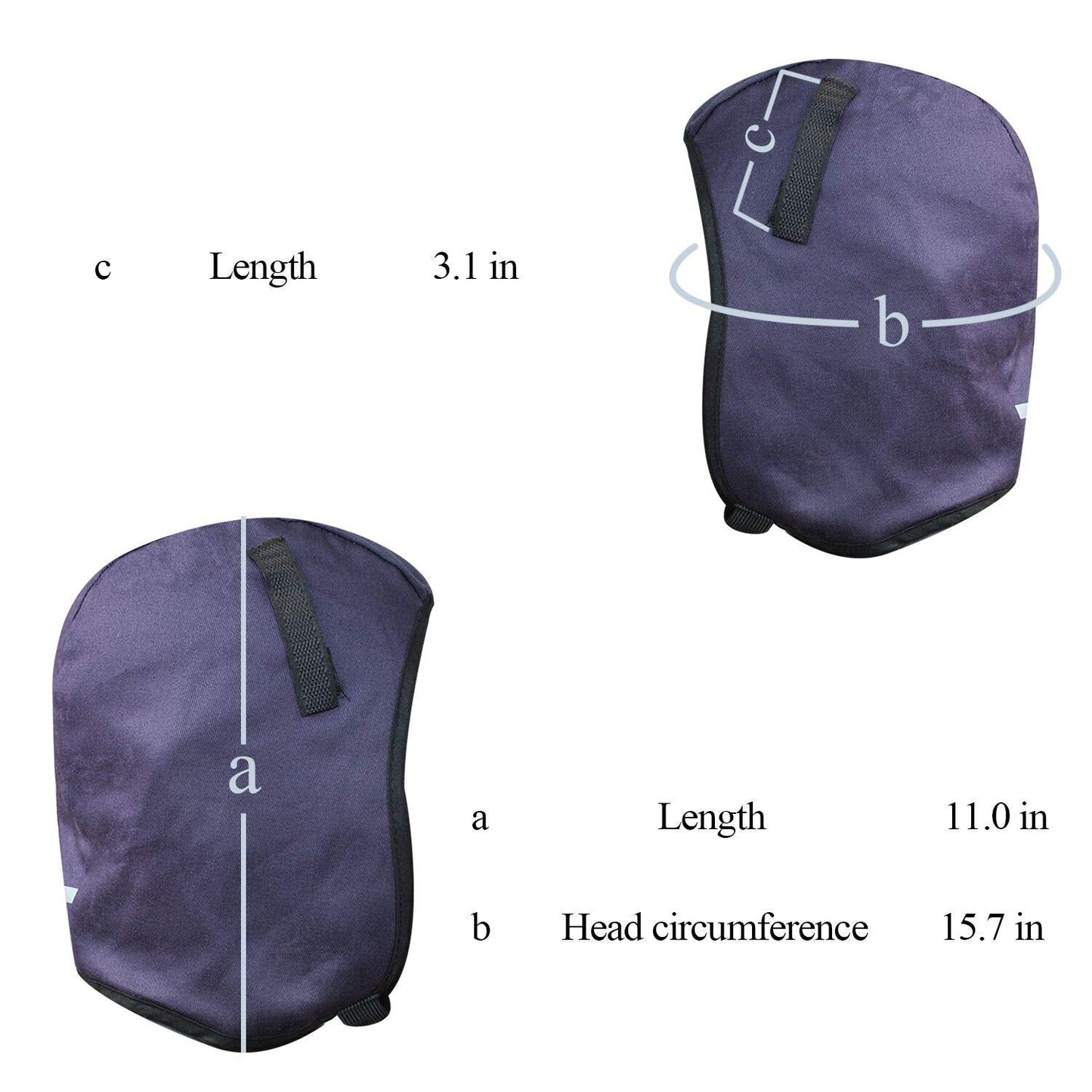 MIG4U Hard hat Winter Helmet Liner Flame Resistant (Chin Length)