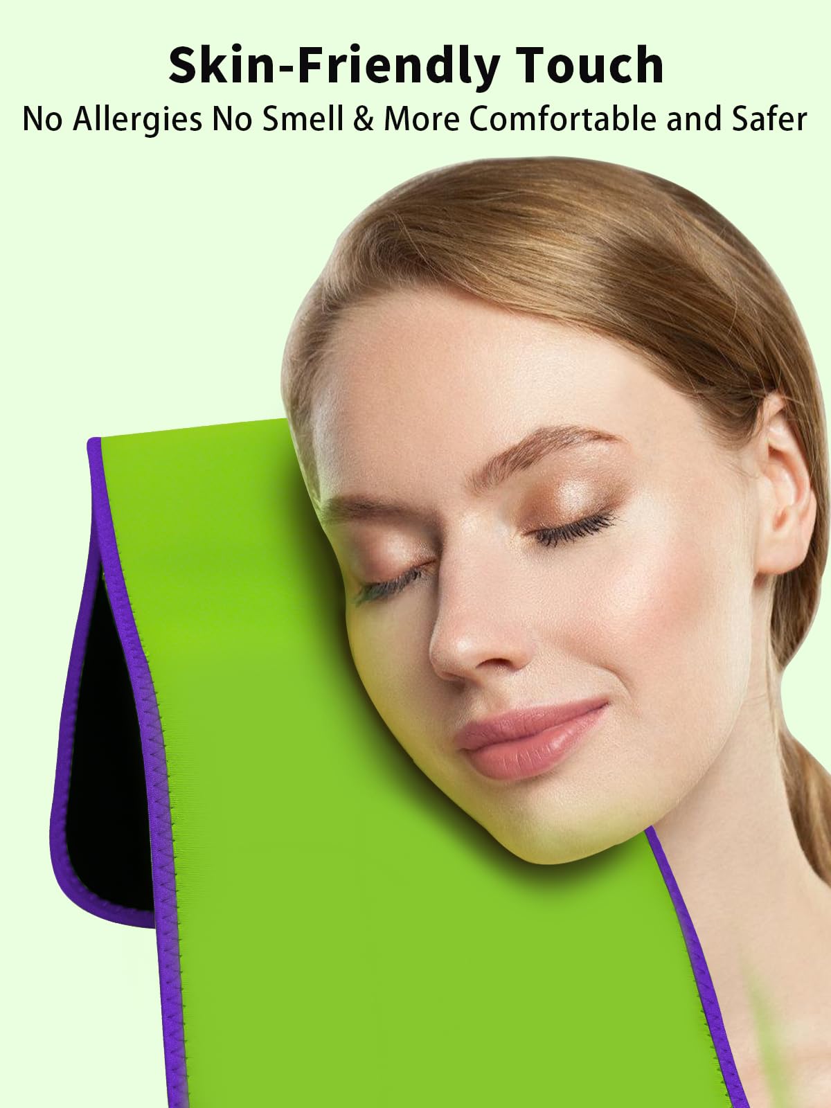 SYXUPAP Waist Trimmer for Women and Men,Waist Trainer for High-Intensity Training & Workouts, Size M Purple