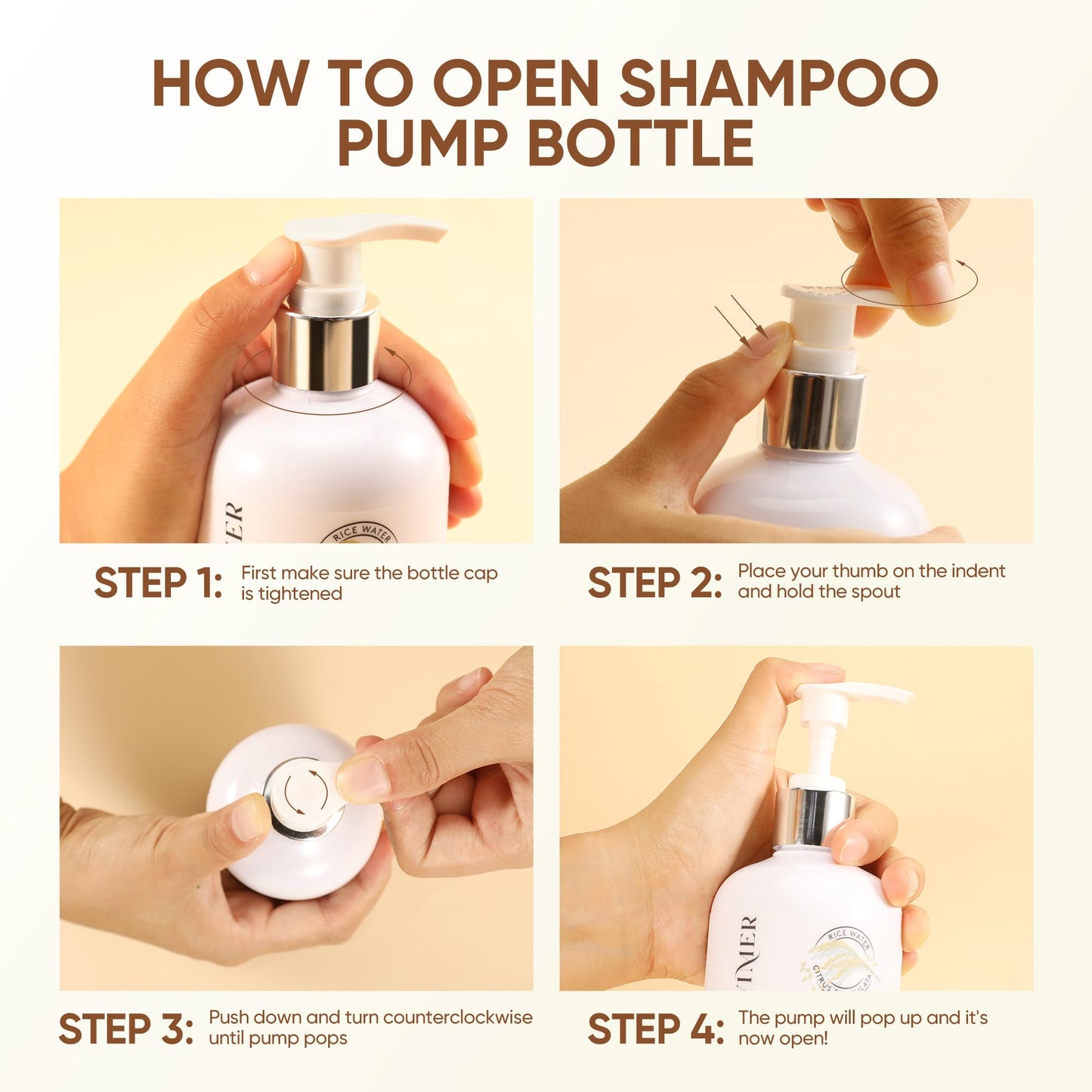 Svvimer Rice Water Hair Growth Shampoo - Biotin Thickening Shampoo for Hair Loss and Thinning Hair - Sulfate Free for Women and Men 10 Fl Oz (Pack of 1)