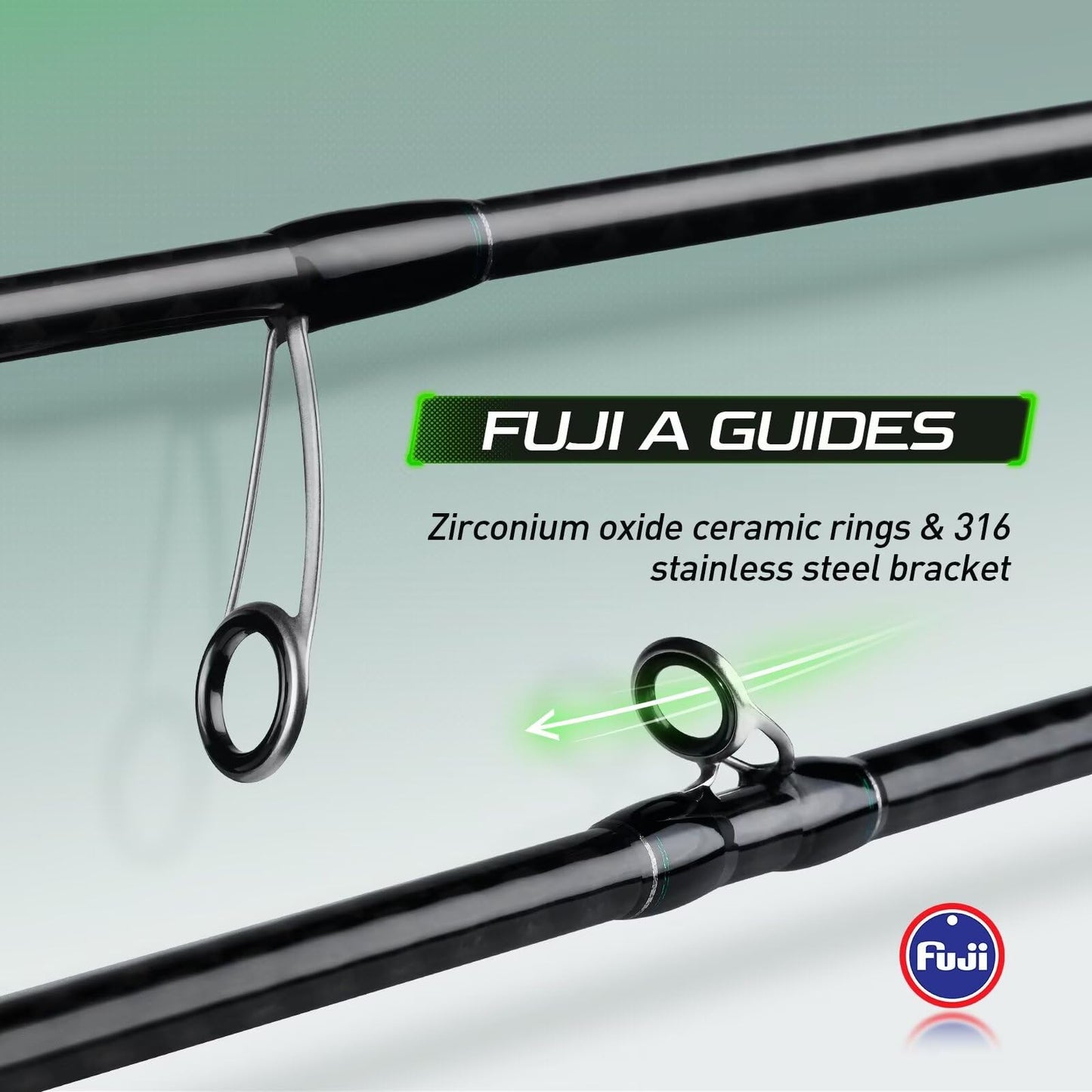 HANDING Magic Soul Casting Rod, 6'4'' - 7'6'' Toray 30+36T Carbon Fiber Tournament-Grade Baitcaster Rod, Fuji Alconite Guides, Fast & Extra Fast Action 2 Pcs Bass Trout Fishing Rod, Cork+Carbon Handle