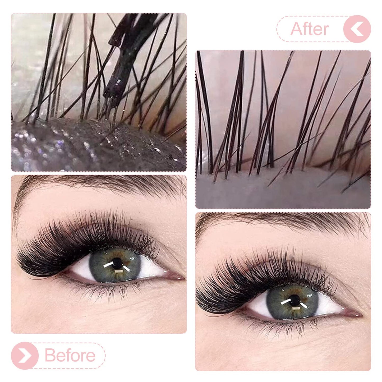 ACTROL Eyelash Extension Cleanser 60ML Natural Lash Extension Shampoo Cherry Blossom Professional Eyelid Foaming Cleanser Paraben & Sulfate Free Non-lrritating with Salon and Home Care