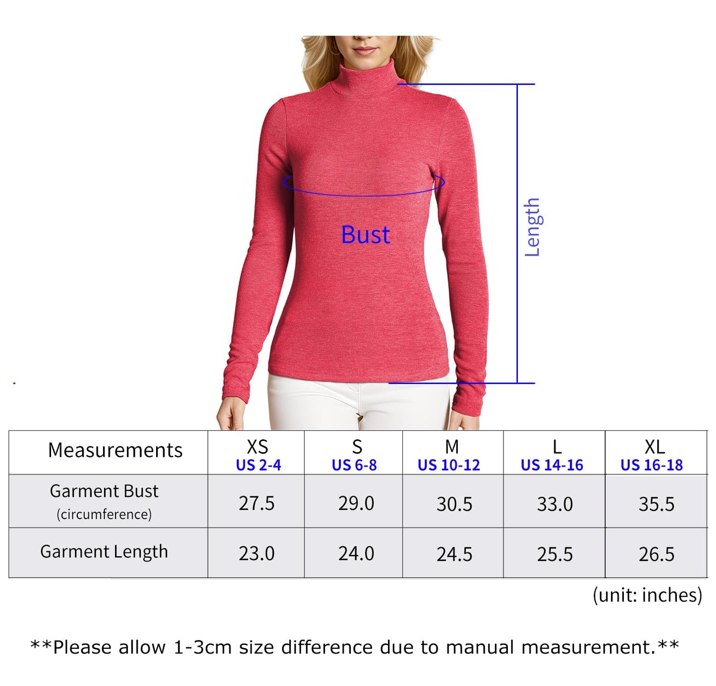 YumiDay Thermal Turtleneck Women(Mustard,M)