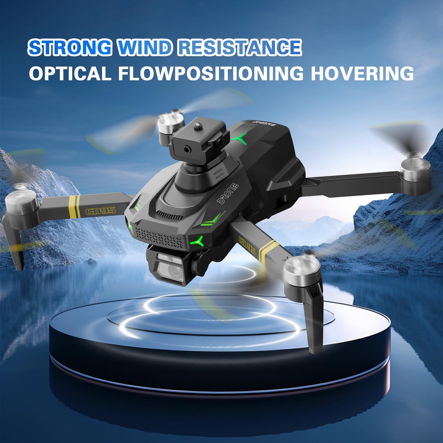 Drone with Camera, 1080P HD Foldable Drone with Gravity Control, Gesture Selfie, Altitude Hold, 360° Flip, One Key Start, 1 Batteries – Beginner-Friendly Toy for 12+ Boys and Girls