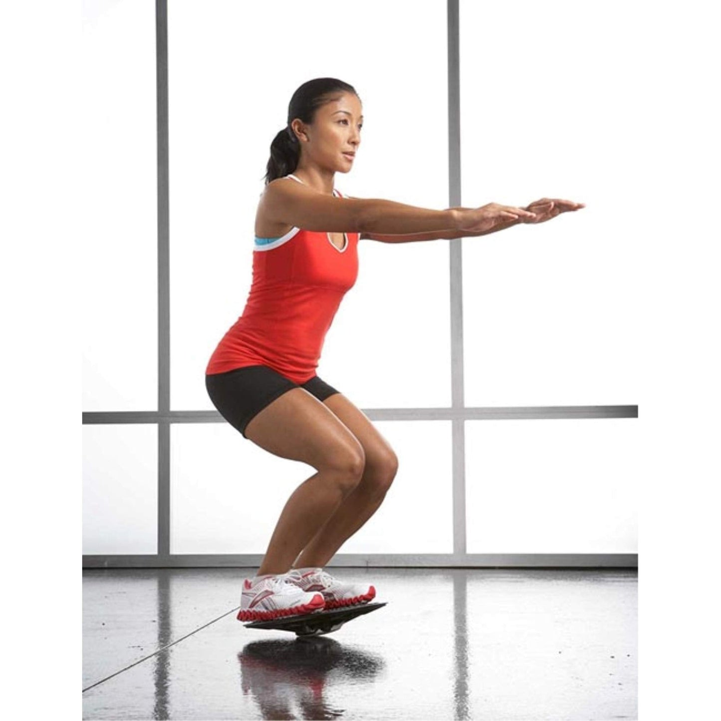 Champion Sports Gel Filled Medicine Ball (Red 2lbs)