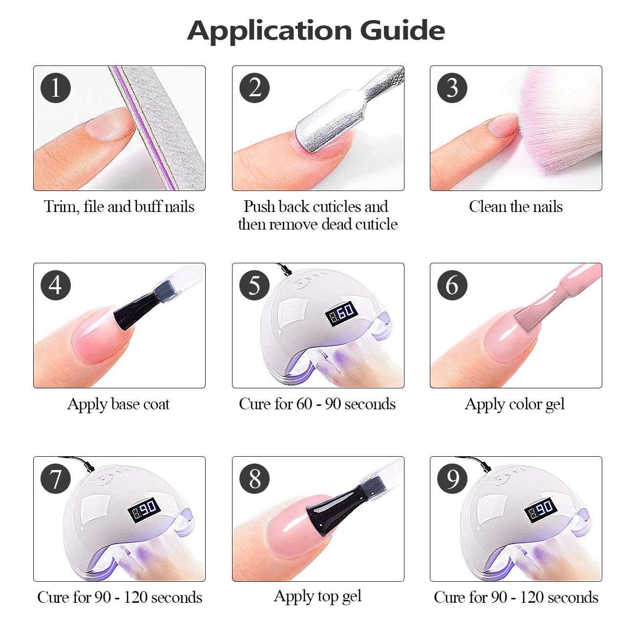 RARJSM Nude Gel Polish Set Purple Jelly Gel Nail Polish of 6 Transparent Colors 7.5ml Clear Mavue Purple Pink Sheer Rose Red Brown Autumn Winter French Manicure LED UV Gel Curing Requires Soak Off