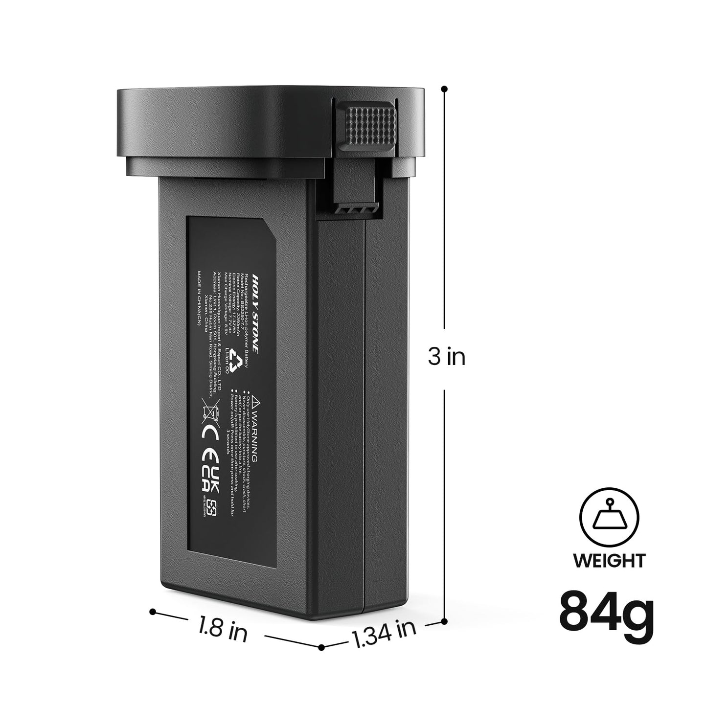 Holy Stone HS900 Drone Intelligent Modular Drone Battery, 7.7V 2250mAh Lithium-ion Battery, Battery HS900 GPS 4K Drone, HS900 Accessories