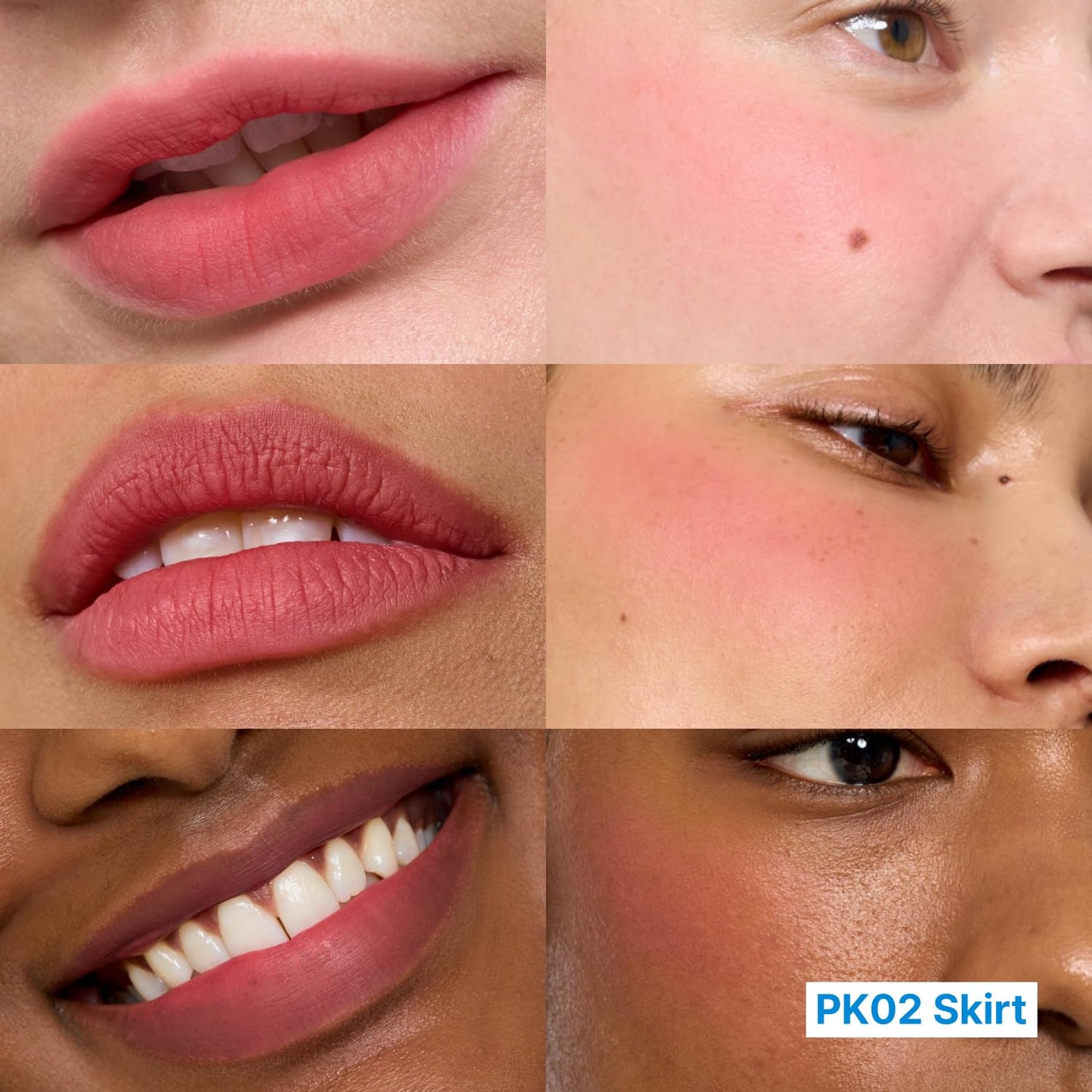 fwee Blurry Pudding Pot + Keychain SET | Airbrushed Blush & Lip, Buildable Pigment, Long-lasting, Lightweight, Easy to Blend, Natural Soft Matte Finish Makeup – Skirt (Peachy Pink) | 0.17 oz