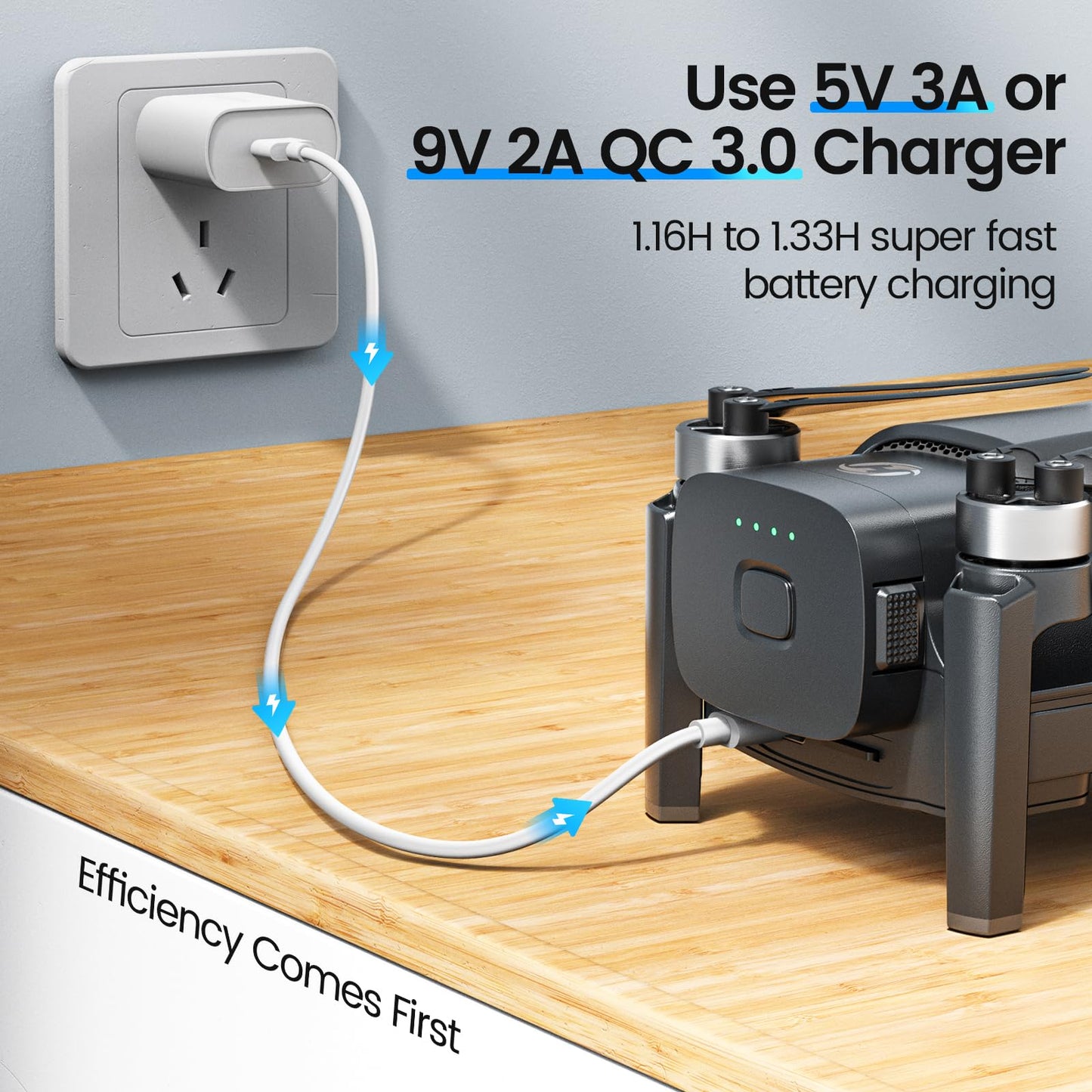 Holy Stone HS900 Drone Intelligent Modular Drone Battery, 7.7V 2250mAh Lithium-ion Battery, Battery HS900 GPS 4K Drone, HS900 Accessories