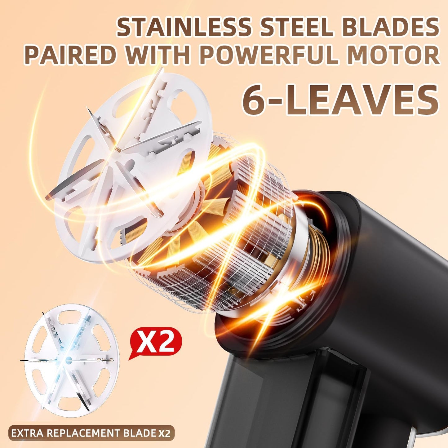 Rechargeable Lint Remover, Fabric Shaver Fuzz Remover, Sweater Shavers with 6-Leaf Blades, 3-Speeds Digital LED Display to Remove Pilling for Clothing and Furniture, Lint Ball, Black&Silver