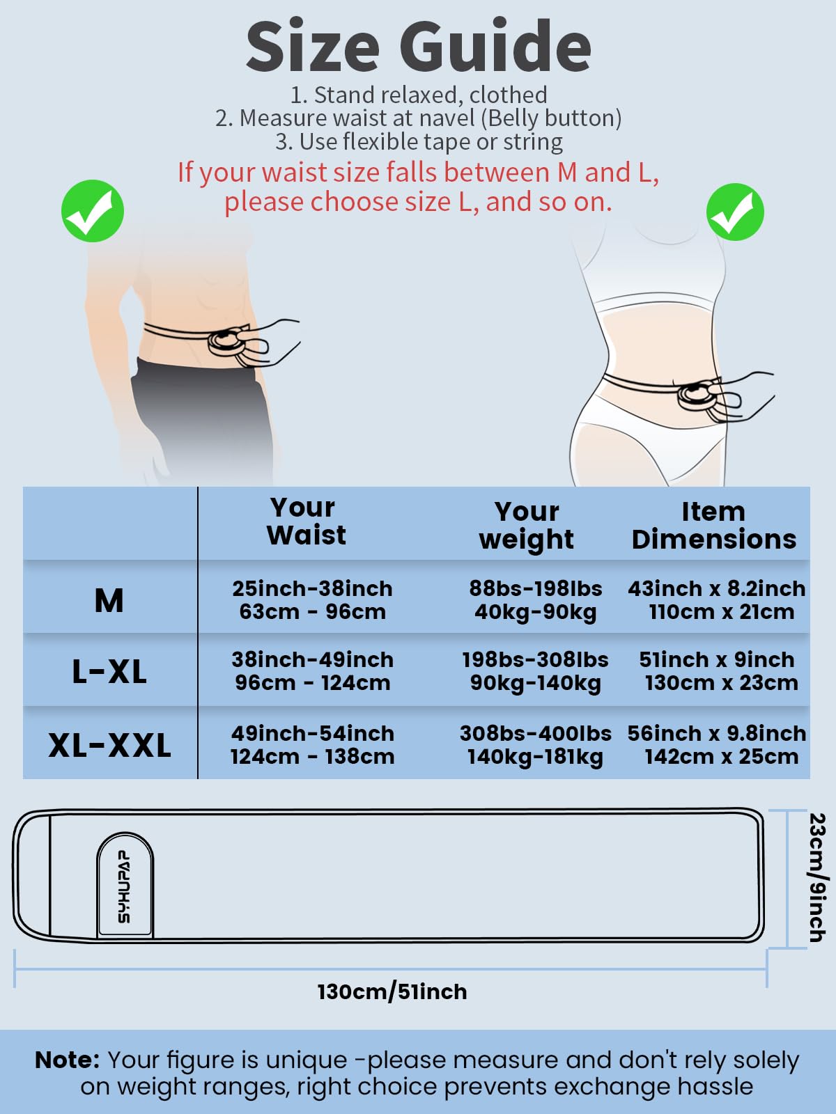 SYXUPAP Waist Trimmer for Women and Men,Waist Trainer for High-Intensity Training & Workouts, Size M Silver