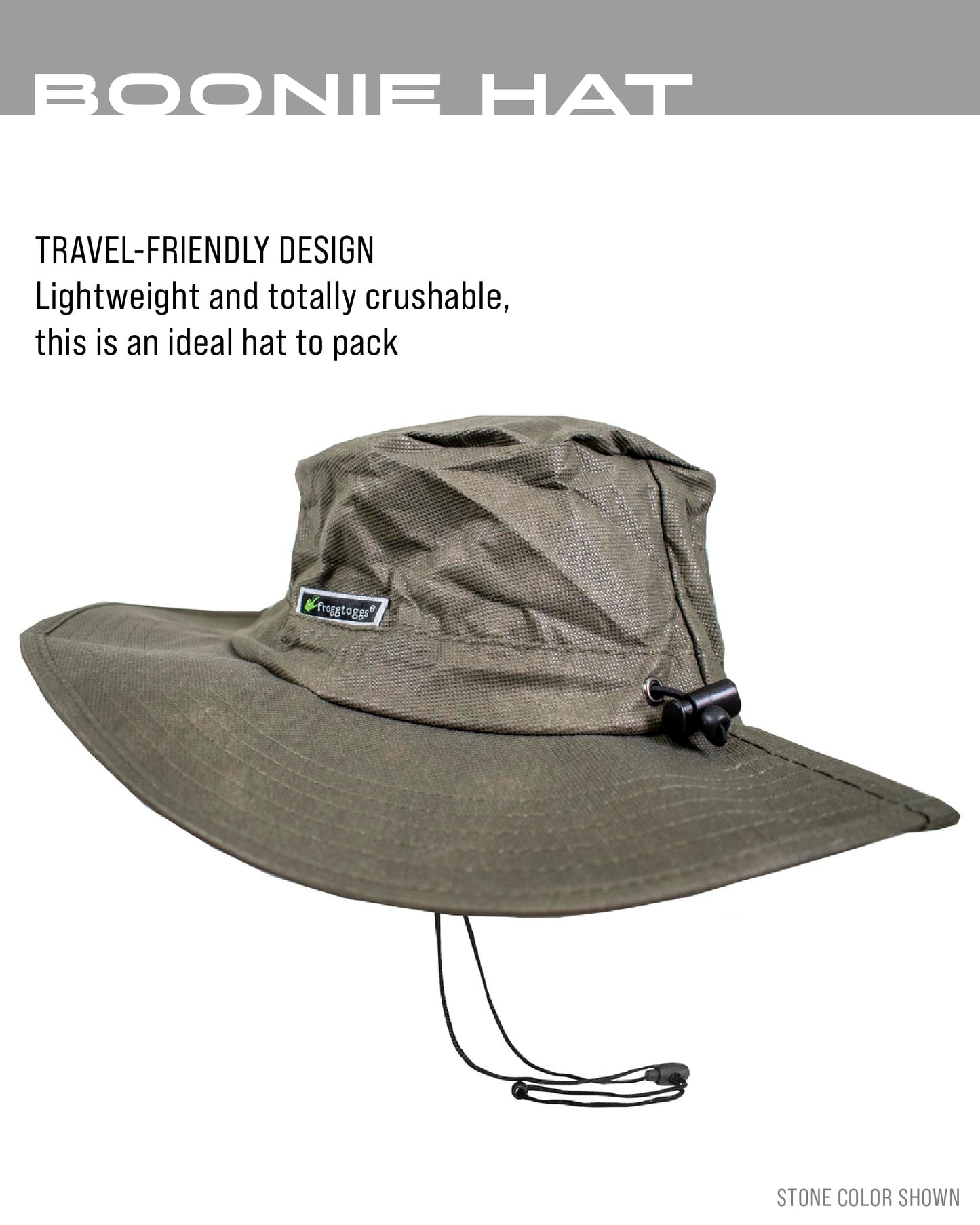 FROGG TOGGS Boonie Hat - Fishing hat offers waterproof, breathable, sun protection