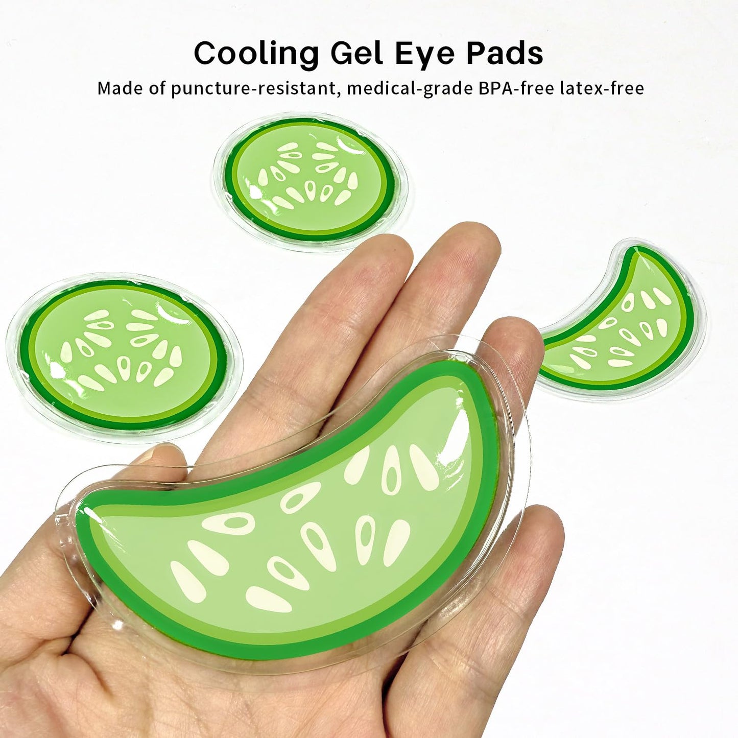 ZNÖCUETÖD Reusable Gel Eye Pads for Puffiness & Dark Circles - Cold/Warm Therapy Compress with Cooling Under Eye Patches, Reduces Wrinkles & Redness, Pain Relief Eye Mask for Relaxation