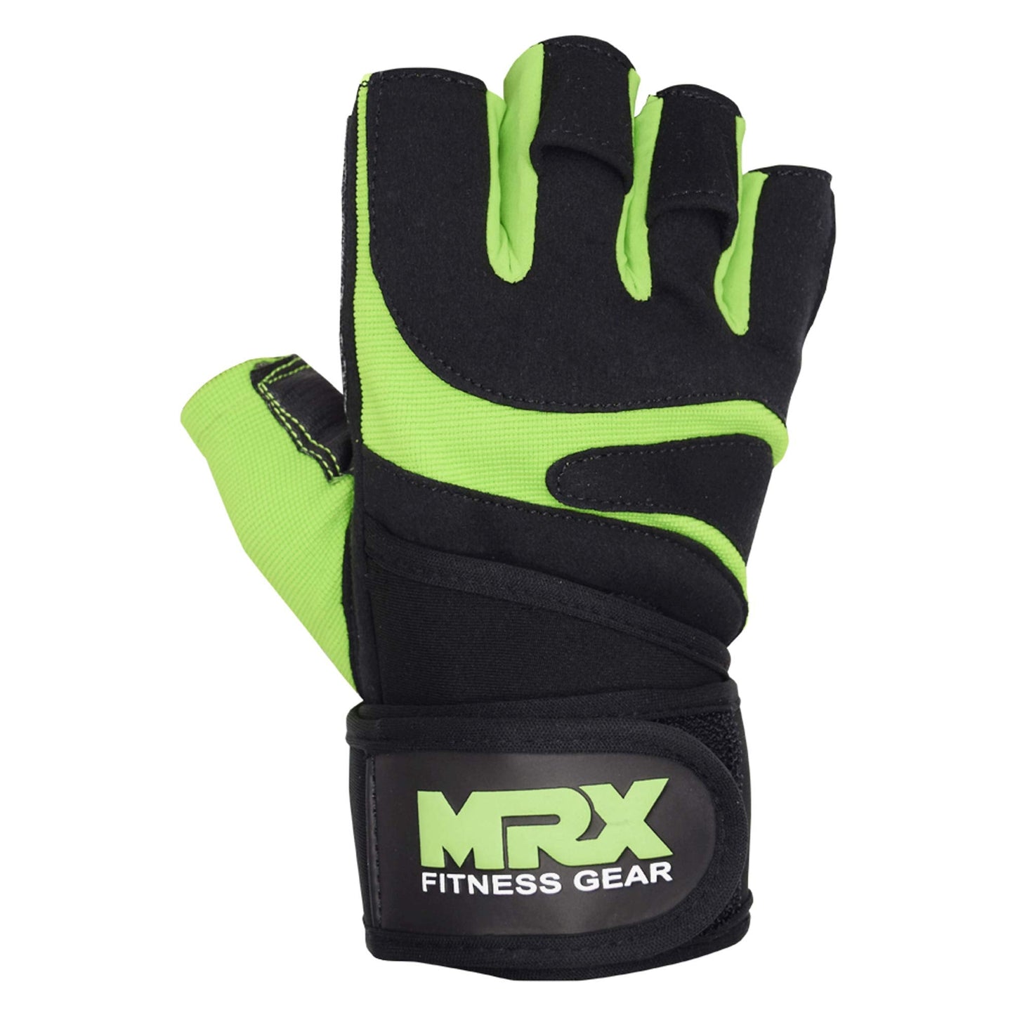 MRX Weightlifting Gloves for Men Workout Gloves Mens Wrist Support Lifting Gloves Male Gym Gloves | Workout Gym Accessories for Men Weight Lifting Fingerless Gym Exercise for Powerlifting
