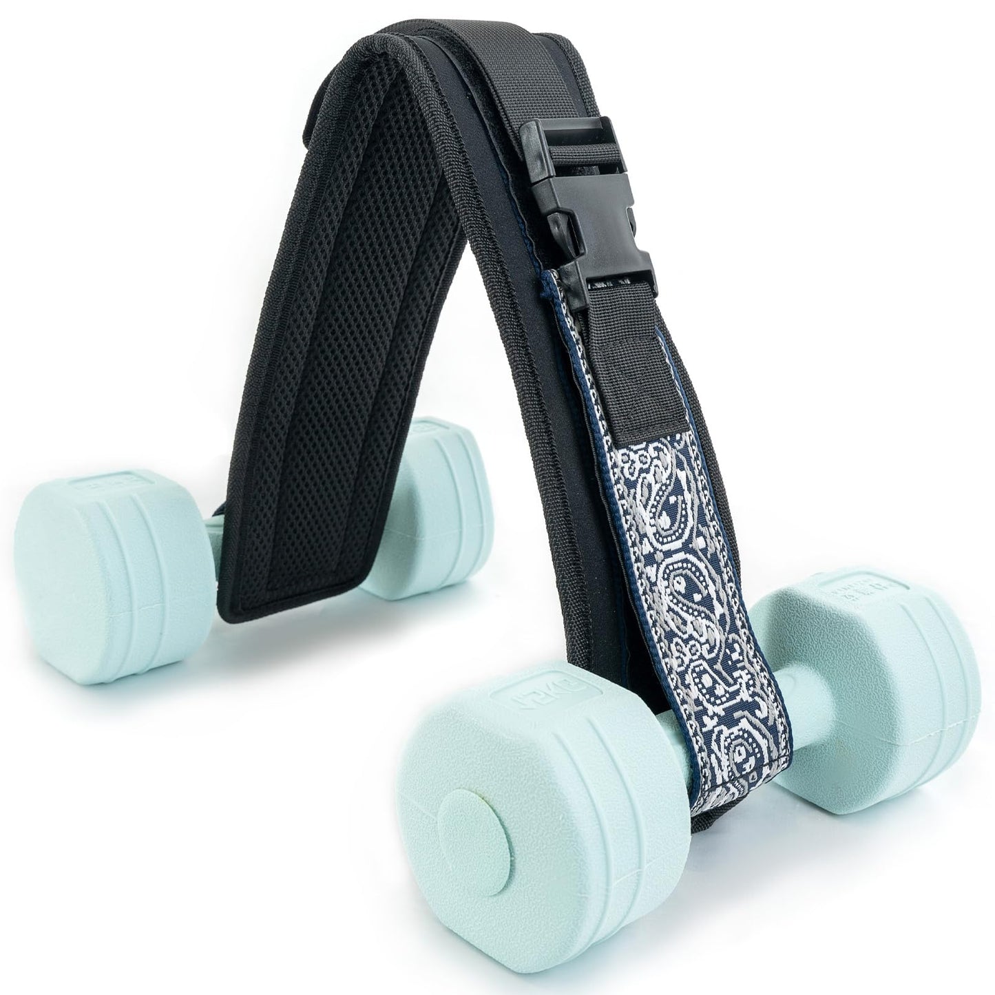 Hip Thrust Belt for Dumbbells,Booty Belt for Hip Thrust Slip-Resistant Padding Embroidery