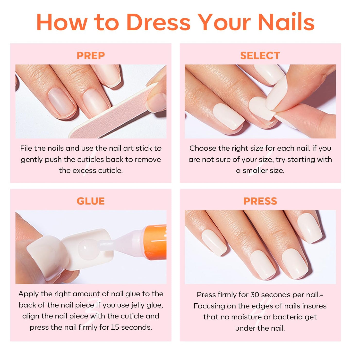 Modelones Green Press on Nails Almond, Short Almond Fake Nails, Reusable Nail Kit with Nail Glue Adhesive Tabs Mini Nail File, Nails Press Ons 32Pcs 16 Sizes