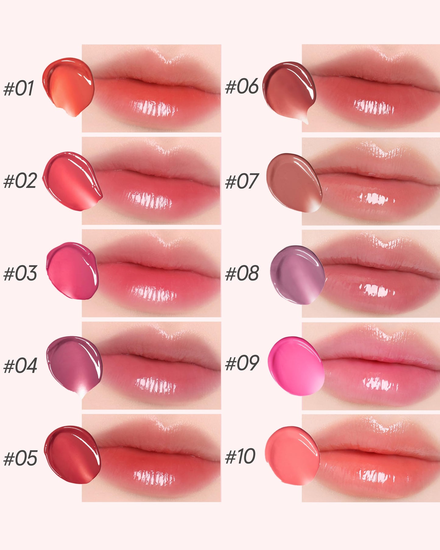 THESAEM Saemmy's Ade Shot Tint - Korean Lip Tint, Water Gel Lip Stain with Plump Glowy Moisturizing Finish, Buildable Radiant Gloss, Long-Lasting Comfort, 0.1 fl.oz. (04 Violet Gin)